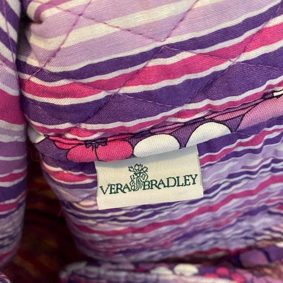 Vera Bradley Purple Floral Tote - Picture 3 of 6